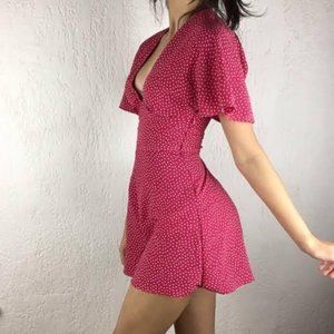 ZARA PINK JUMPSUIT DRESS XS